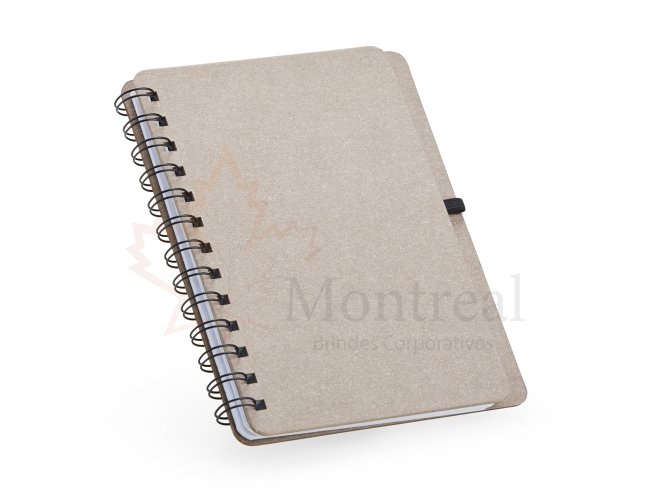 Caderno Kraft B6 com Porta Caneta