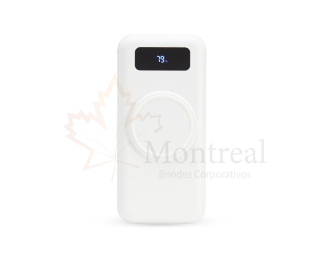 Power Bank 10.000mAh com Carregamento via Induo ou via Cabo