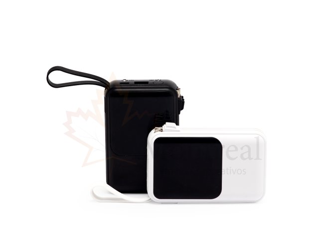 Power Bank 10.000mAh com Lanterna e Multissadas