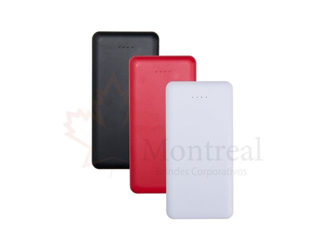 Power Bank 10.000mAh com Indicador LED