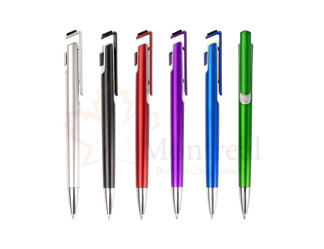 Caneta Pl�stica com Suporte para Celular