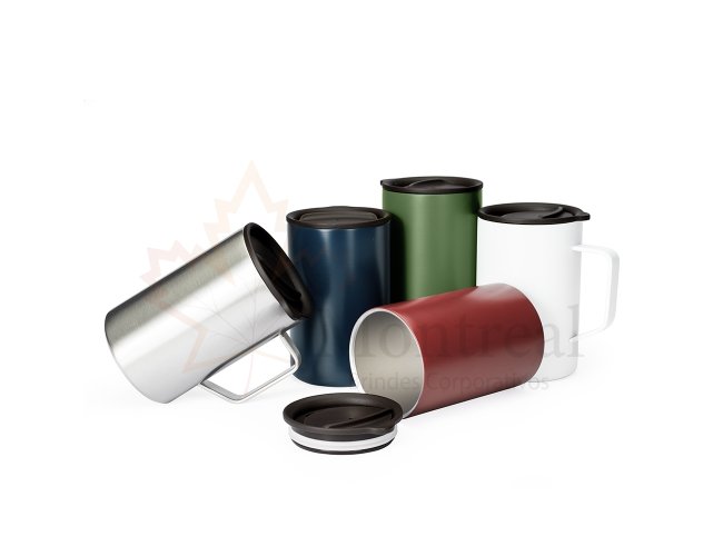 Caneca Inox Parede Dupla 350ml