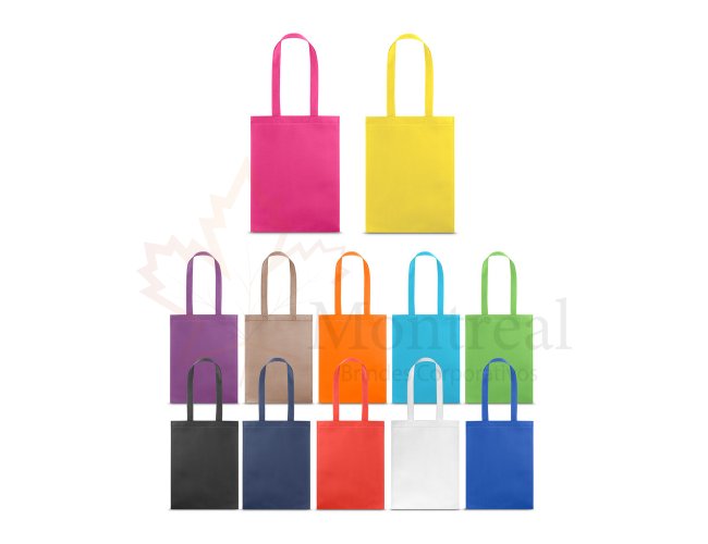 Sacola em non-woven (80 g/m²) termo-selado com alças