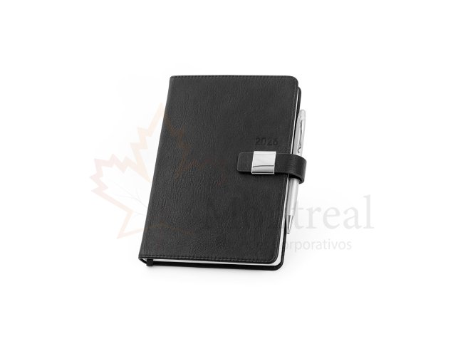 MUSSET A5. Agenda A5 em PU (58% reciclado)