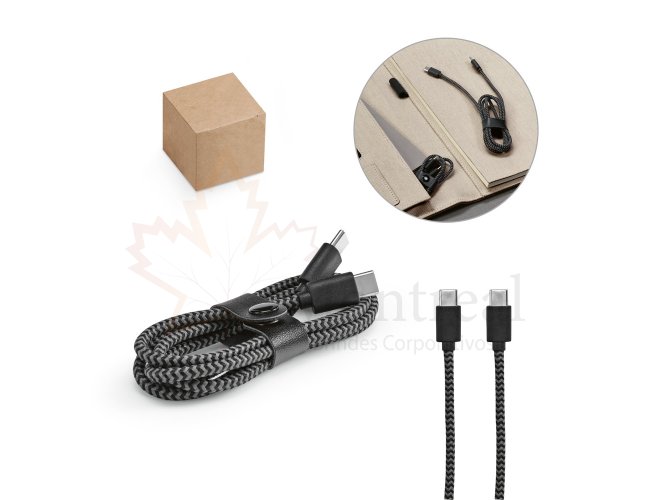 YONATH. Cabo USB-C de carregamento rpido em PET 100% reciclado