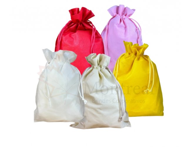 Saco TNT Presente com Cordão Duplo