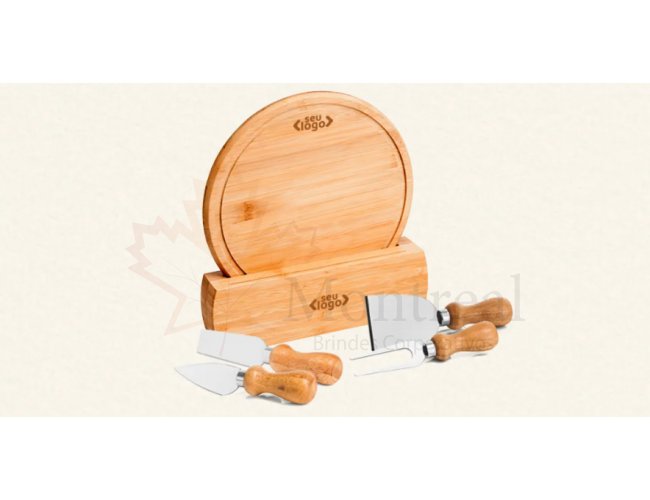 Kit Para Queijo Em Bambu Crdoba - 6 Ps