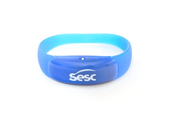 Pulseira com LED Slim Ativada por movimento ou som