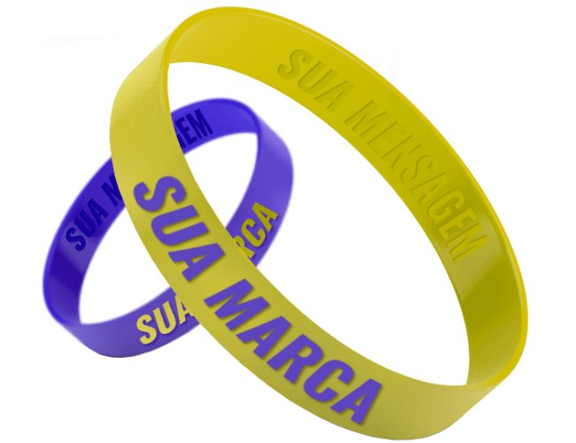 Pulseira de Silicone